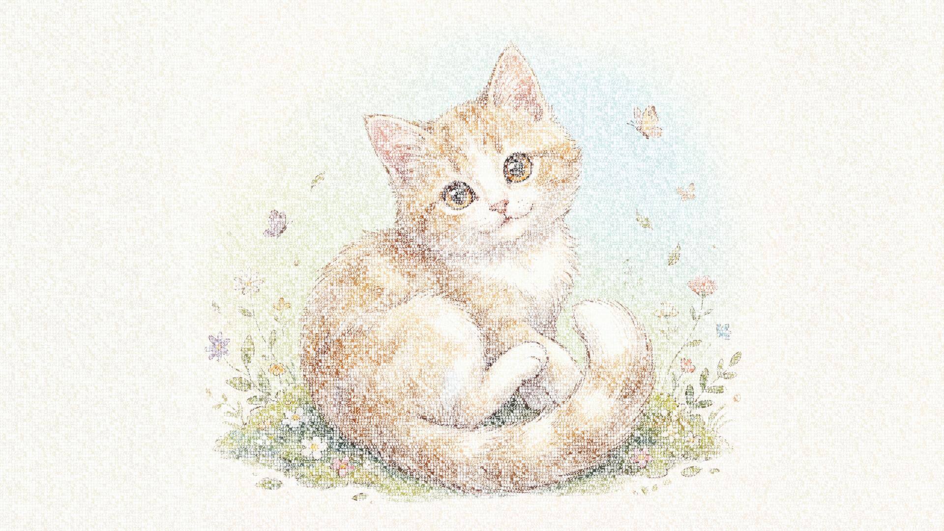 スクリプトアート（ホワイト）